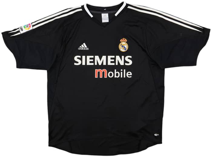 2003-04 Real Madrid Away Shirt Zidane #5 - 8/10 - (L)