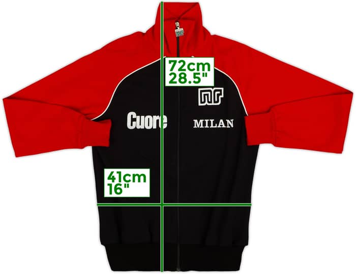 1983-84 AC Milan Ennerre Track Jacket - 10/10 - (M)