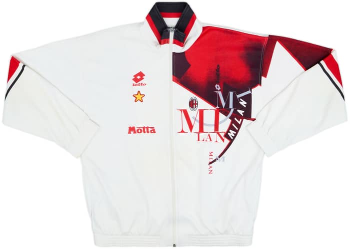 1993-94 AC Milan Lotto Track Jacket - 8/10 - (XL)