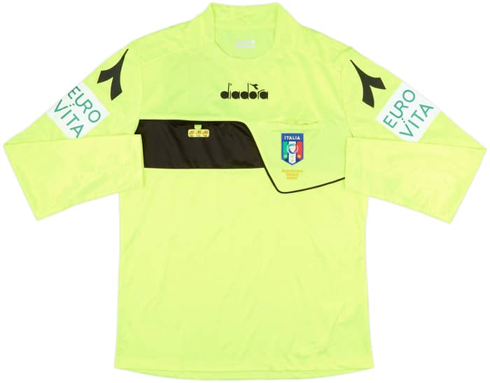 2017-18 Italy Diadora Referee L/S Shirt - 10/10 - (M)