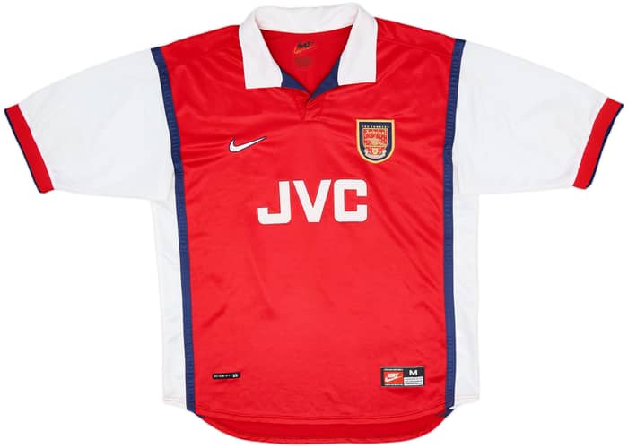 1998-99 Arsenal Home Shirt Bergkamp #10 - 8/10 - (M)