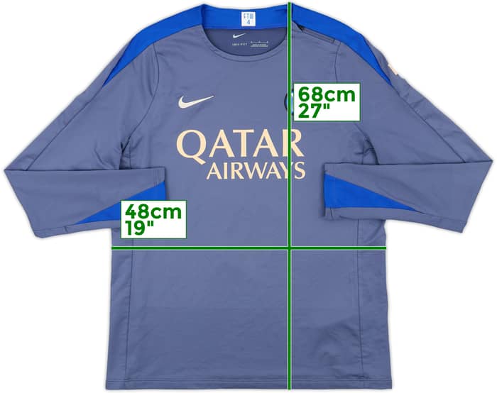 2024-25 Inter Milan Nike 1/4 Zip Drill Top - 5/10 - (M)