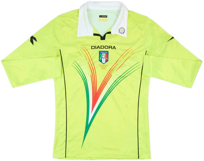 2011-12 Italy Diadora Referee L/S Shirt - 9/10 - (S)