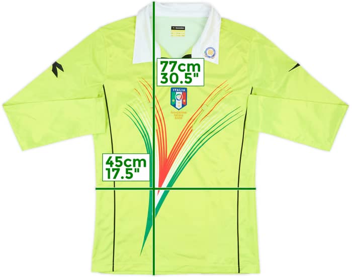 2011-12 Italy Diadora Referee L/S Shirt - 9/10 - (S)
