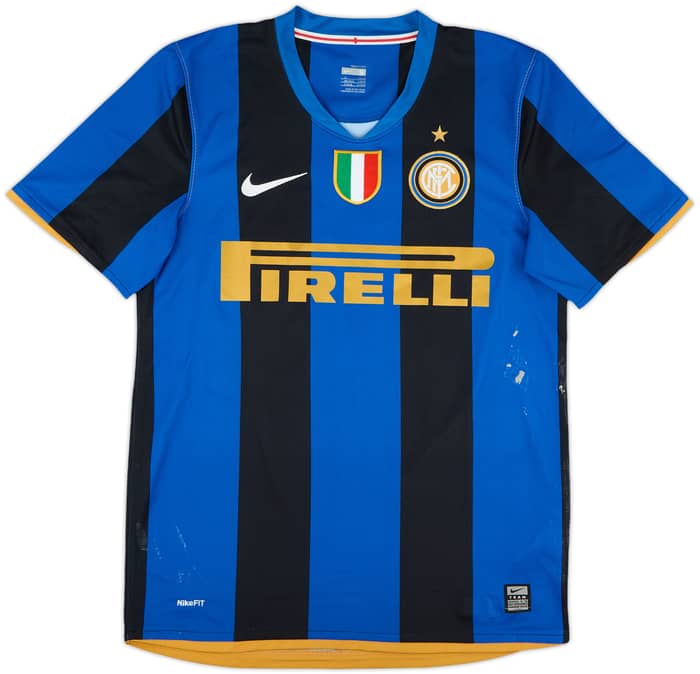 2008-09 Inter Milan Home Shirt Maicon #13 - 3/10 - (S)