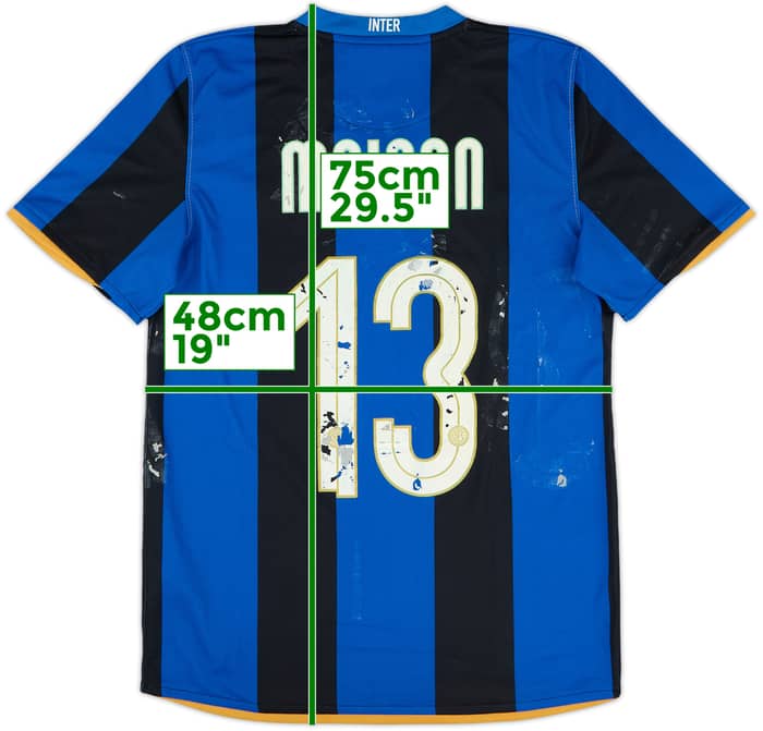 2008-09 Inter Milan Home Shirt Maicon #13 - 3/10 - (S)
