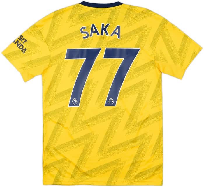 2019-20 Arsenal Away Shirt Saka #77 - 10/10 - (S)