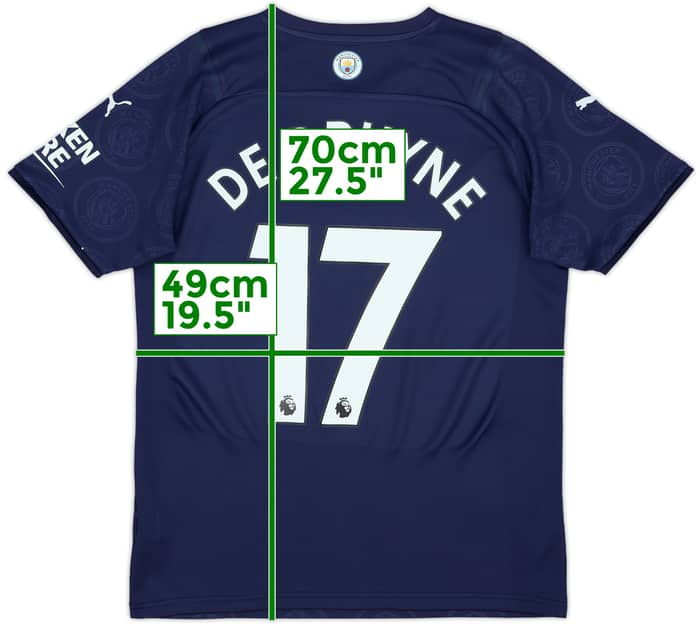 2021-22 Manchester City Third Shirt De Bruyne #17 - 10/10 - (M)