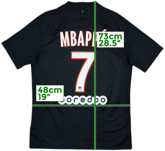 2019-20 Paris Saint-Germain Fourth Shirt Mbappe #7 - 8/10 - (M)