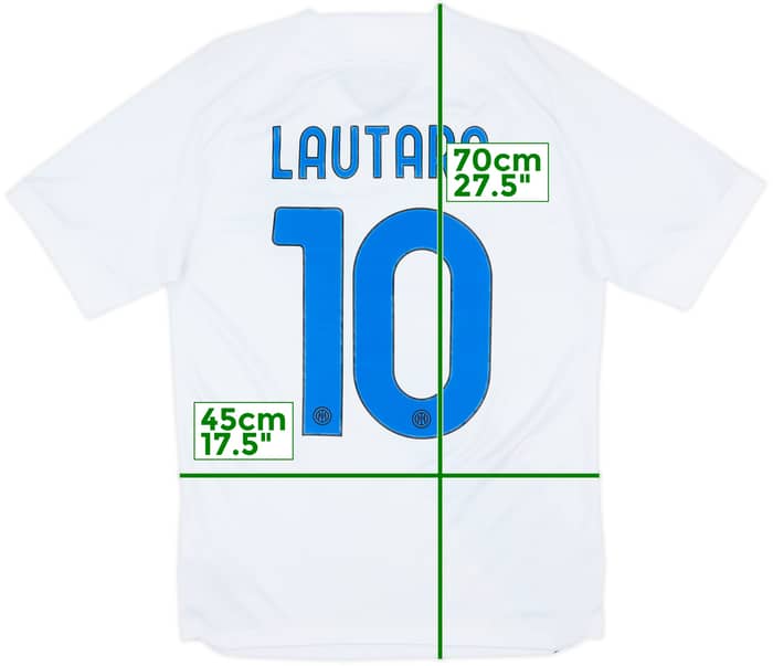 2023-24 Inter Milan Away Shirt Lautaro #10 - 8/10 - (S)