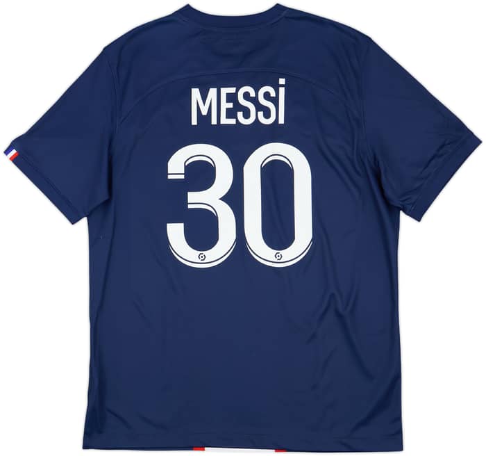 2022-23 Paris Saint-Germain Home Shirt Messi #30 - 9/10 - (L)