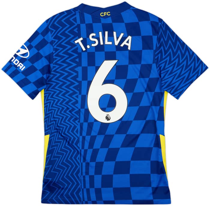 2021-22 Chelsea Home Shirt T.Silva #6 - 10/10 - (S)