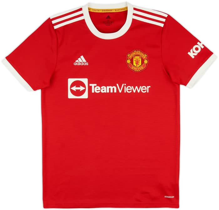 2021-22 Manchester United Home Shirt B.Fernandes #18 - 6/10 - (M)