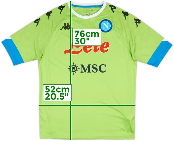 2020-21 Napoli GK S/S Shirt - 8/10 - (L)