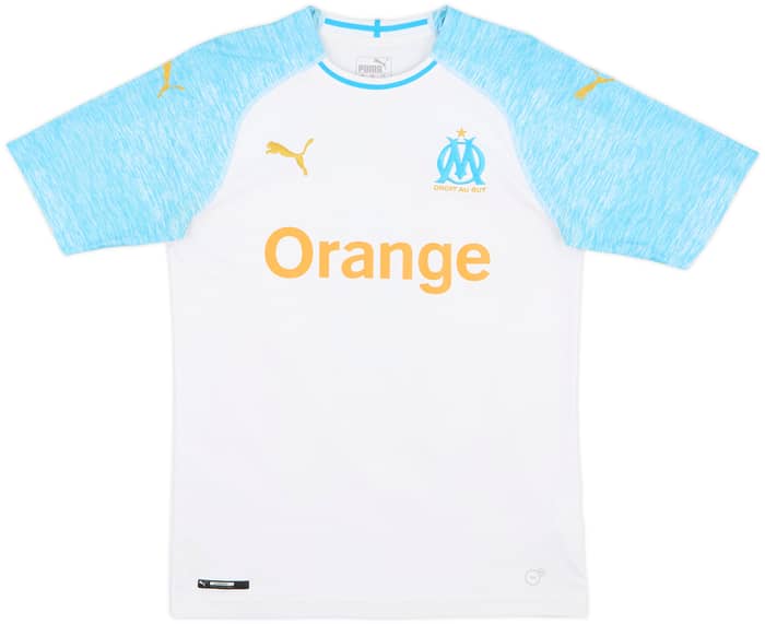2018-19 Olympique Marseille Home Shirt Balotelli #9 - 8/10 - (S)
