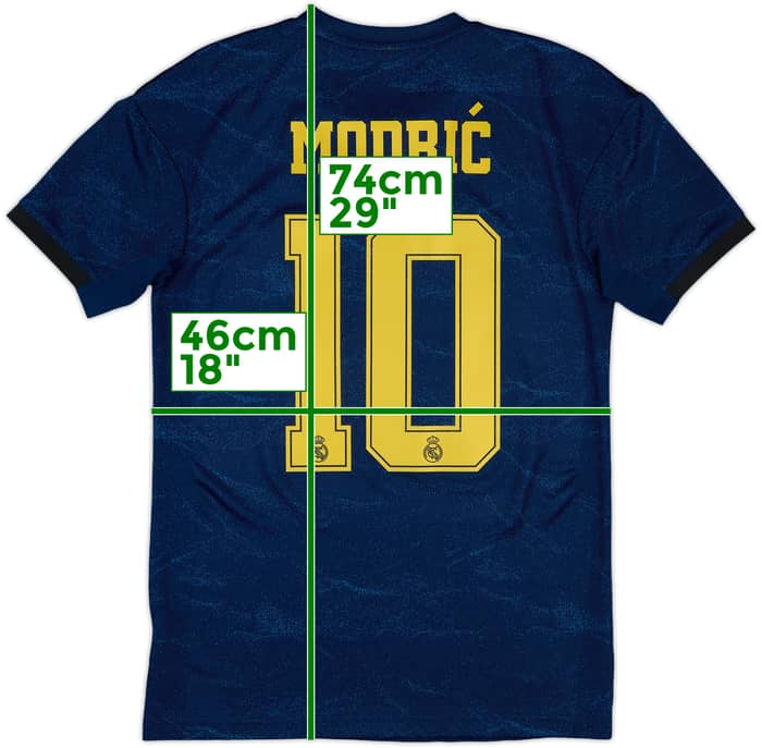 2019-20 Real Madrid Away Shirt Modric #10 - 8/10 - (S)
