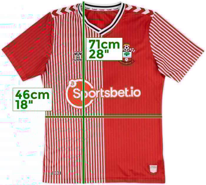 2023-24 Southampton Home Shirt - 5/10 - (M)
