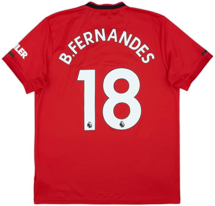 2019-20 Manchester United Home Shirt B.Fernandes #18 - 5/10 - (L)