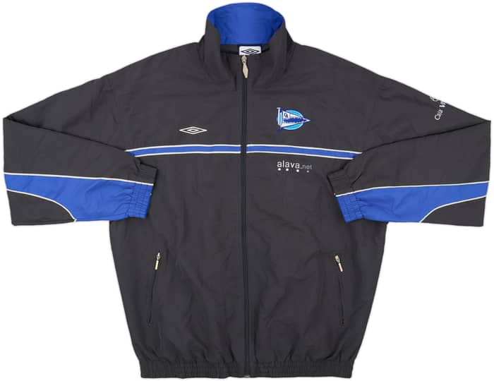 2002-03 Deportivo Alaves Umbro Track Jacket - 8/10 - (L)