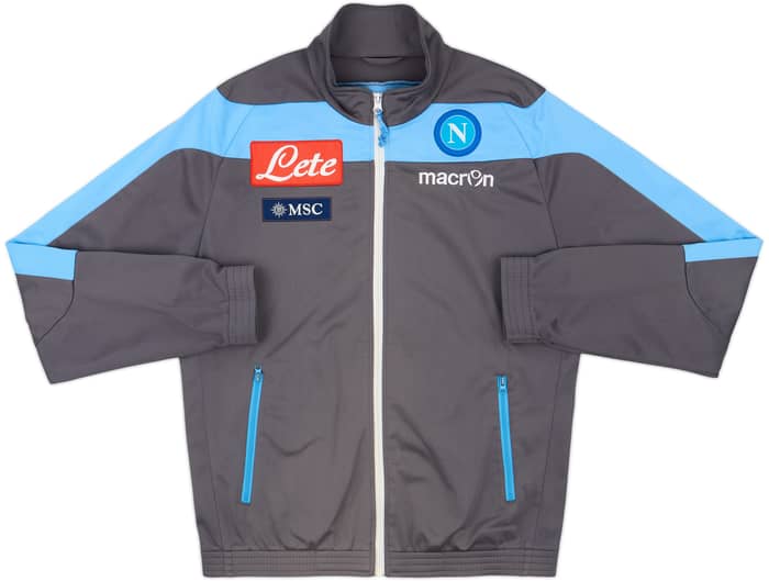 2014-15 Napoli Macron Track Jacket - 8/10 - (S)