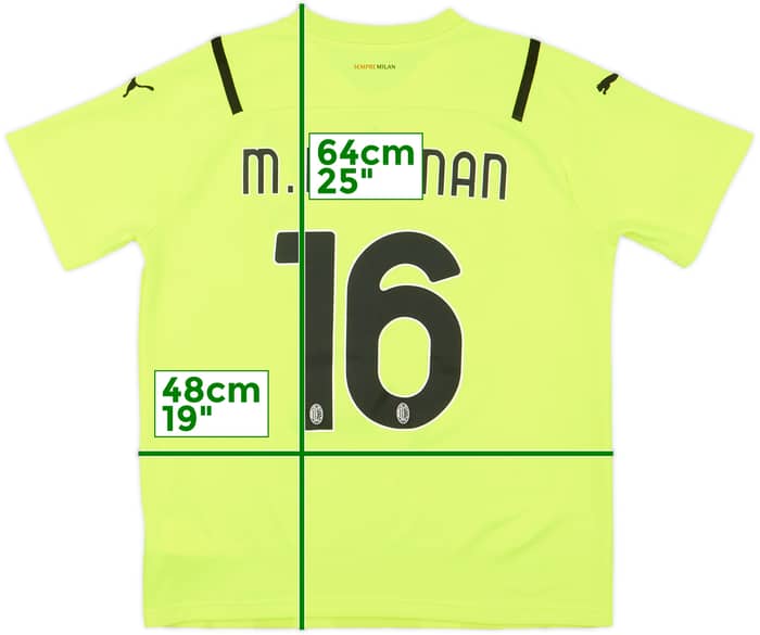 2022-23 AC Milan GK S/S Shirt M. Maignan #16 - 9/10 - (L.Boys)