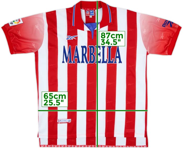 1998-99 Atletico Madrid Home Shirt - 10/10 - (XXL)