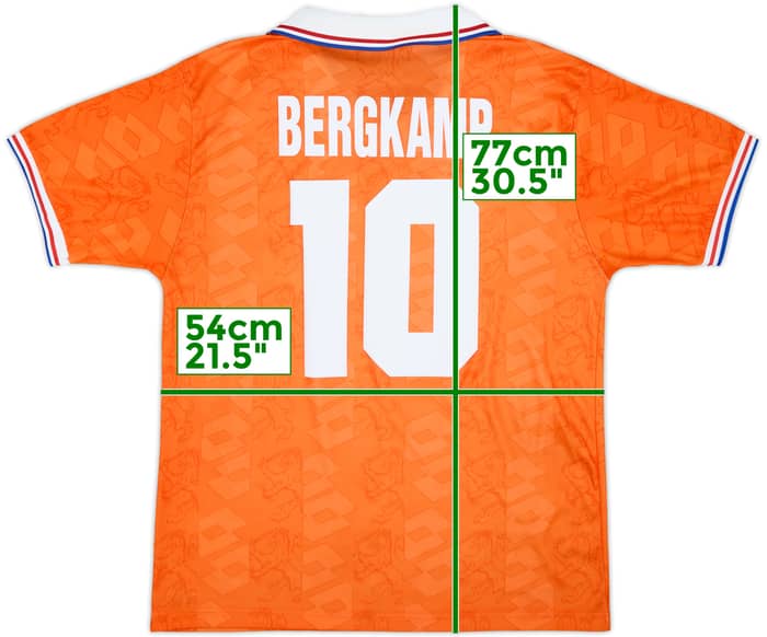 1994 Netherlands Home Shirt Bergkamp #10 - 6/10 - (M)