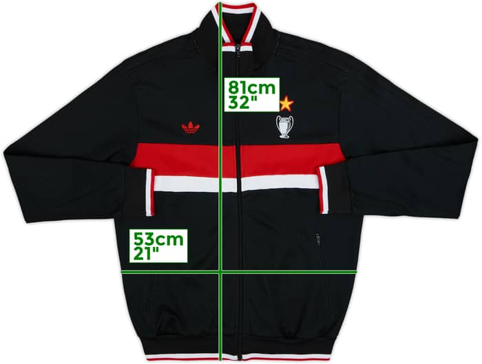 2006-07 AC Milan adidas Originals Track Jacket - 10/10 - (L)