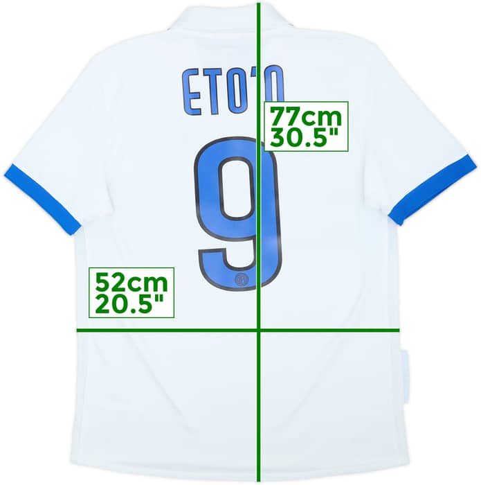 2009-10 Inter Milan Away Shirt Eto'o #9 - 7/10 - (M)