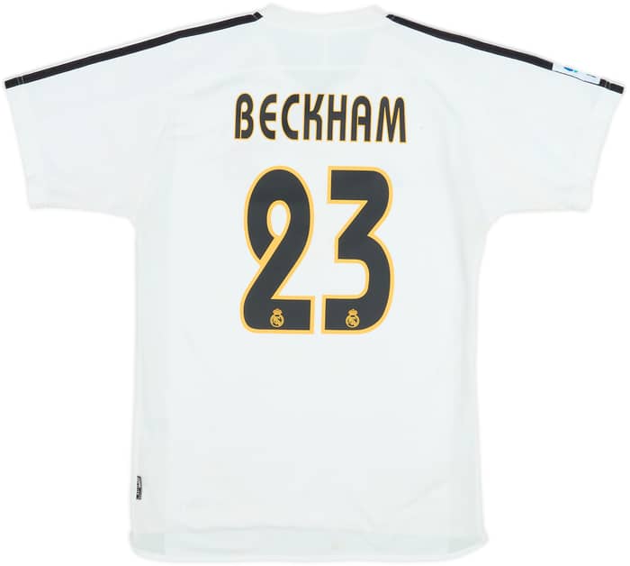 2003-04 Real Madrid Home Shirt Beckham #23 - 5/10 - (L)