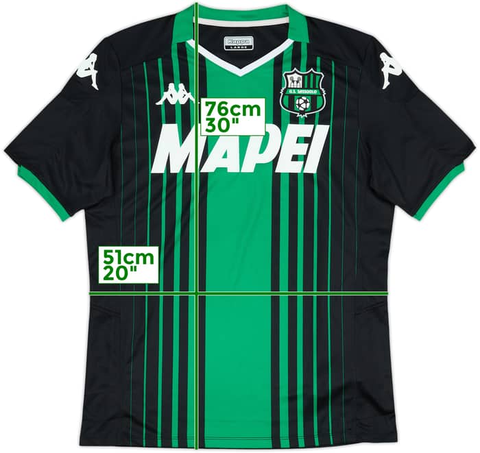 2020-21 Sassuolo Home Shirt - 10/10 - (L)