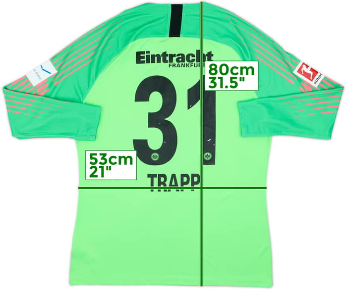 2018-19 Eintracht Frankfurt GK Shirt Trapp #31 - 6/10 - (XL)