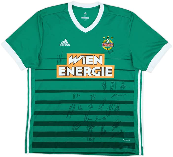 2017-18 Rapid Vienna Signed Home Shirt Hofmann #11 - 7/10 - (XL)