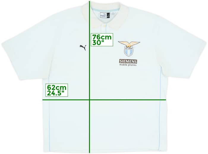 2001-02 Lazio Puma Polo Shirt - 8/10 - (L)