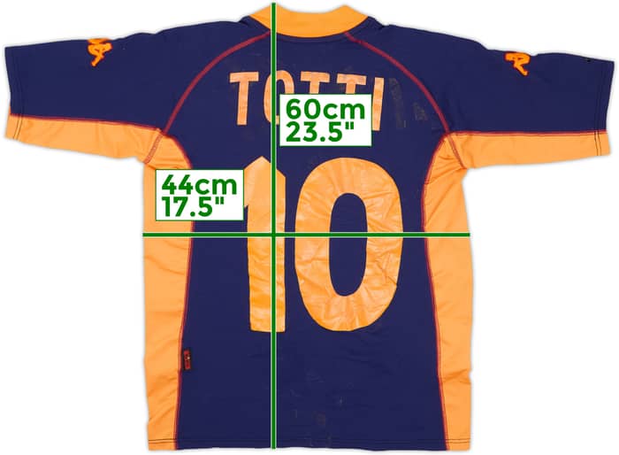 2001-02 Roma Third Shirt Totti #10 - 4/10 - (S)