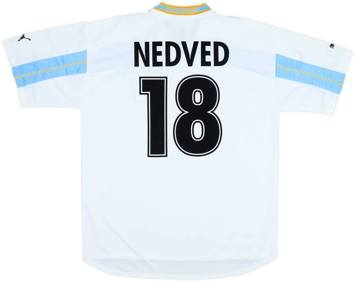 1999-00 Lazio Centenary Home Shirt Nedved #18 - 6/10 - (XXL)