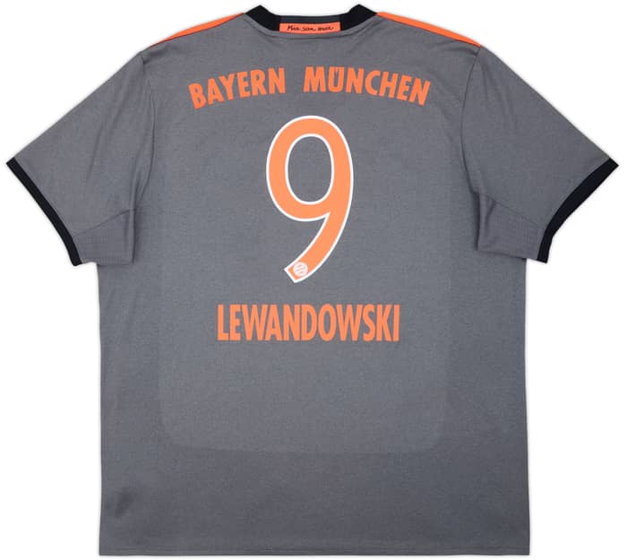 2016-17 Bayern Munich Away Shirt Lewandowski #9 - 5/10 - (XL)