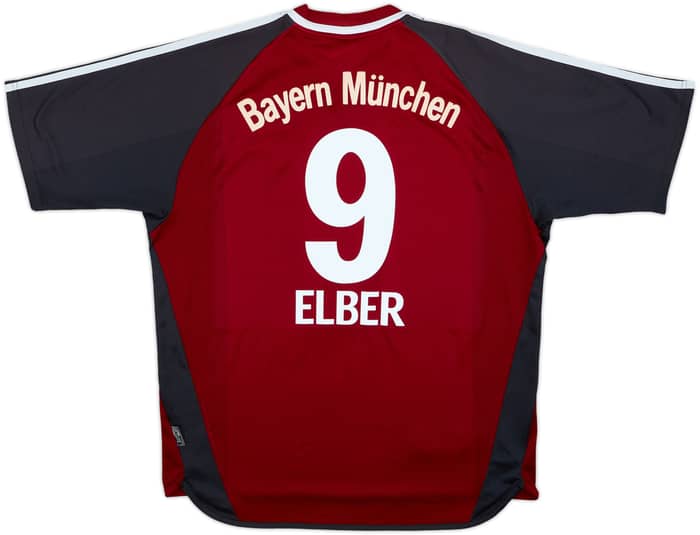 2002-03 Bayern Munich Home Shirt Elber #9 - 6/10 - (L)