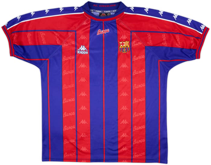 1997-98 Barcelona Home Shirt - 9/10 - (XL)