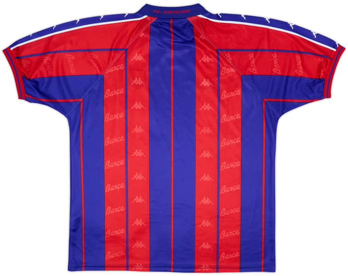 1997-98 Barcelona Home Shirt - 9/10 - (XL)