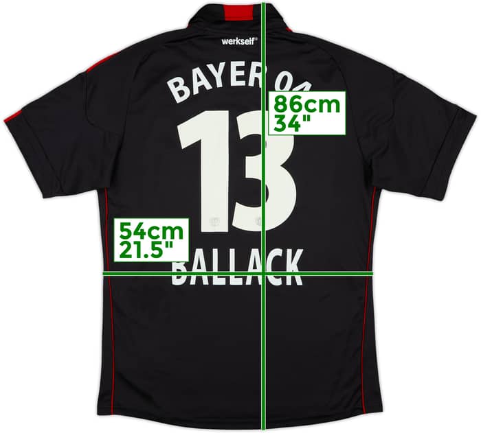 2010-11 Bayer Leverkusen Home Shirt Ballack #13 - 6/10 - (XL)