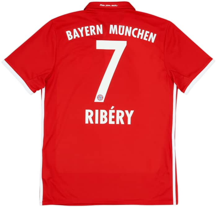 2016-17 Bayern Munich Home Shirt Ribery #7 (M)