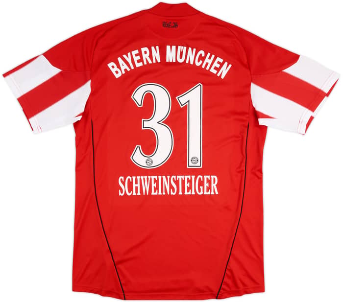 2010-11 Bayern Munich Home Shirt Schweinsteiger #31 - 4/10 - (M)