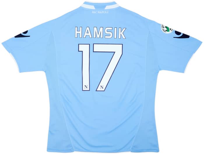 2009-10 Napoli Home Shirt Hamsik #17 - 7/10 - (L)