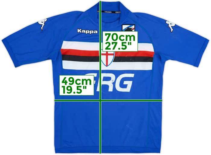2004-05 Sampdoria Home Shirt - 4/10 - (XL)