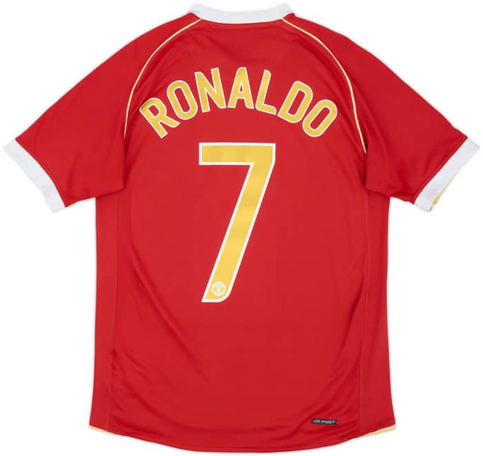 2006-07 Manchester United Home Shirt Ronaldo #7 - 6/10 - (S)