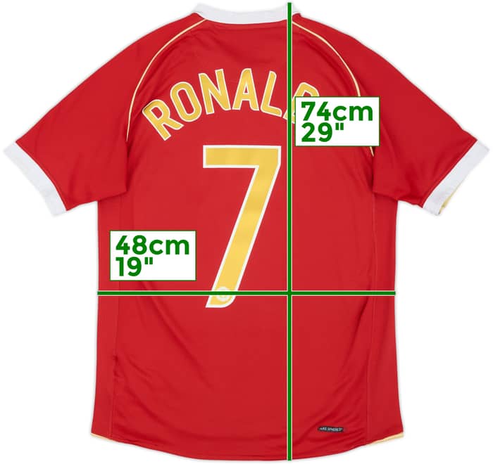 2006-07 Manchester United Home Shirt Ronaldo #7 - 6/10 - (S)