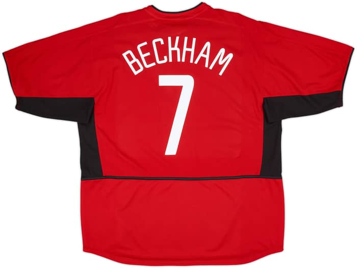 Maillot domicile Manchester United 2002-04 Beckham #7 - 6/10 - (XXL)
