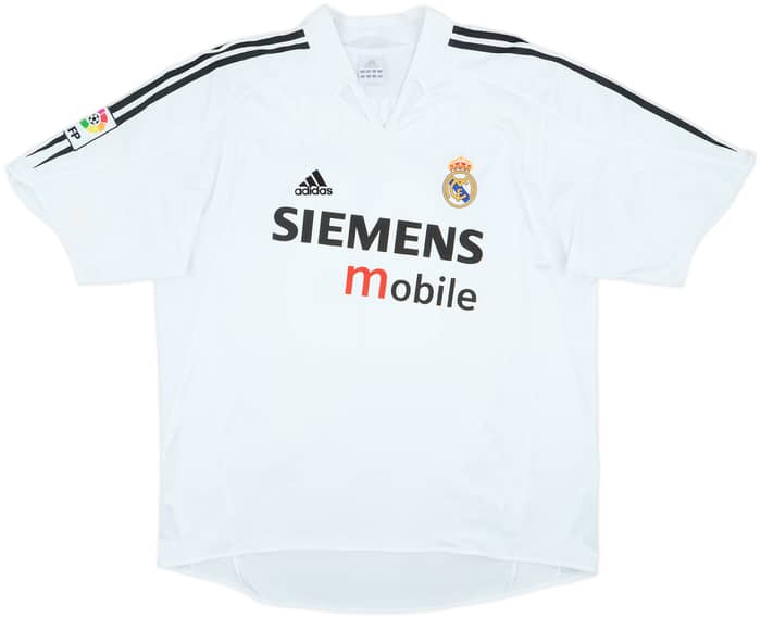 2004-05 Real Madrid Home Shirt Beckham #23 - 8/10 - (XL)