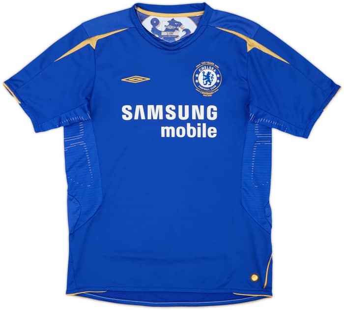 Camiseta de local Centenario del Chelsea 2005-06 Essien #5 - 8/10 - (15-16 Años)